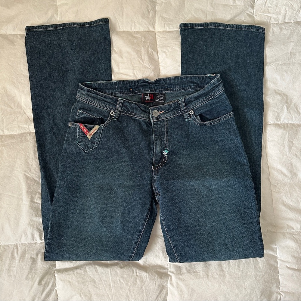 Y2K 2000's Mecca Femme Dark Wash Flare Jeans